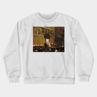 Pope Pius VII in the Sistine Chapel by Jean-Auguste-Dominique Ingres Crewneck Sweatshirt